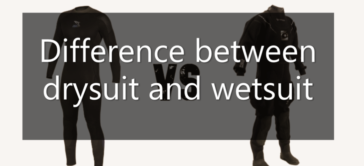 Difference between drysuit and wetsuit