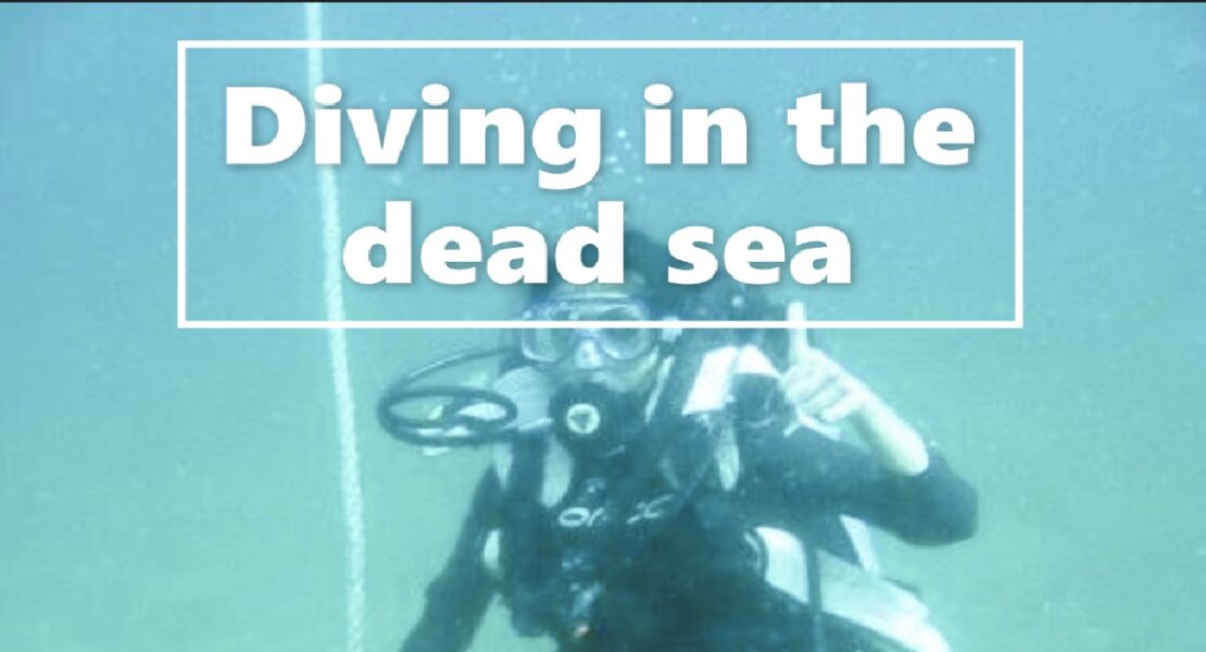 Diving in the dead sea
