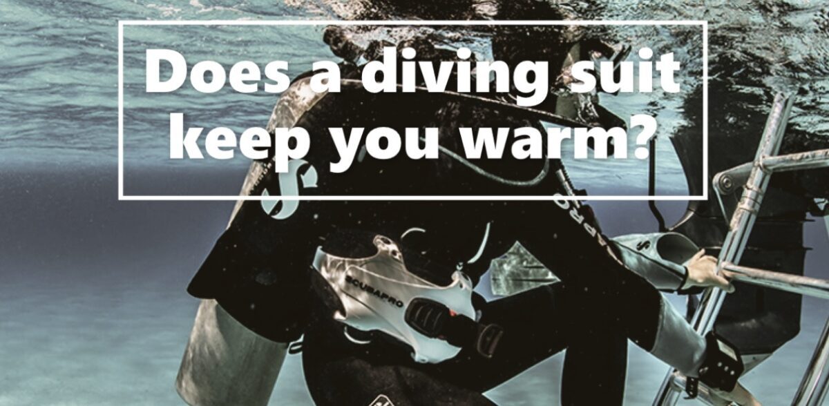 Does a diving suit keep you warm?