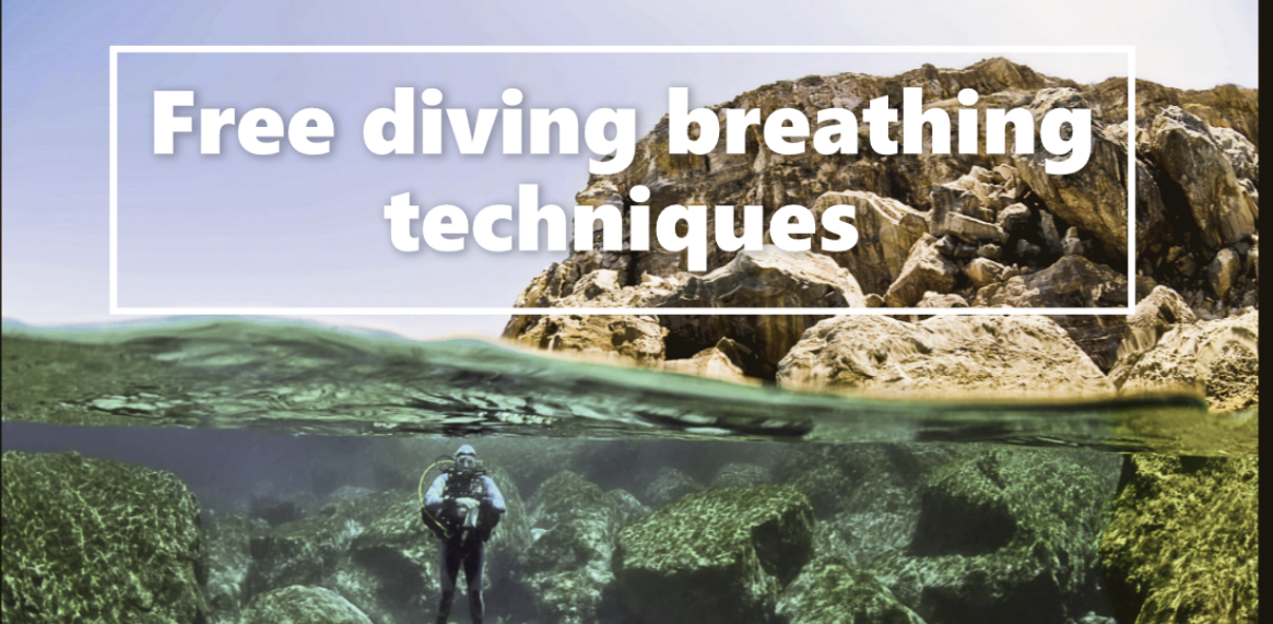 Free diving breathing techniques