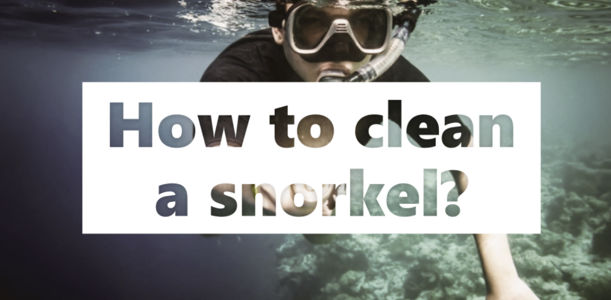 How to clean a snorkel
