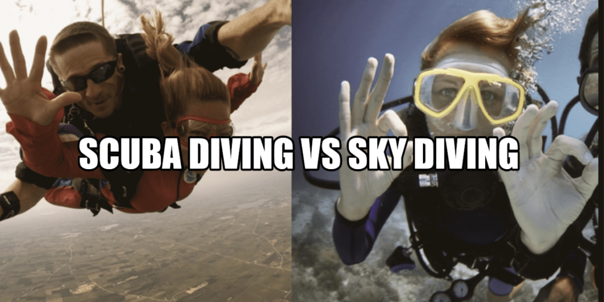 Scuba Diving vs Sky Diving