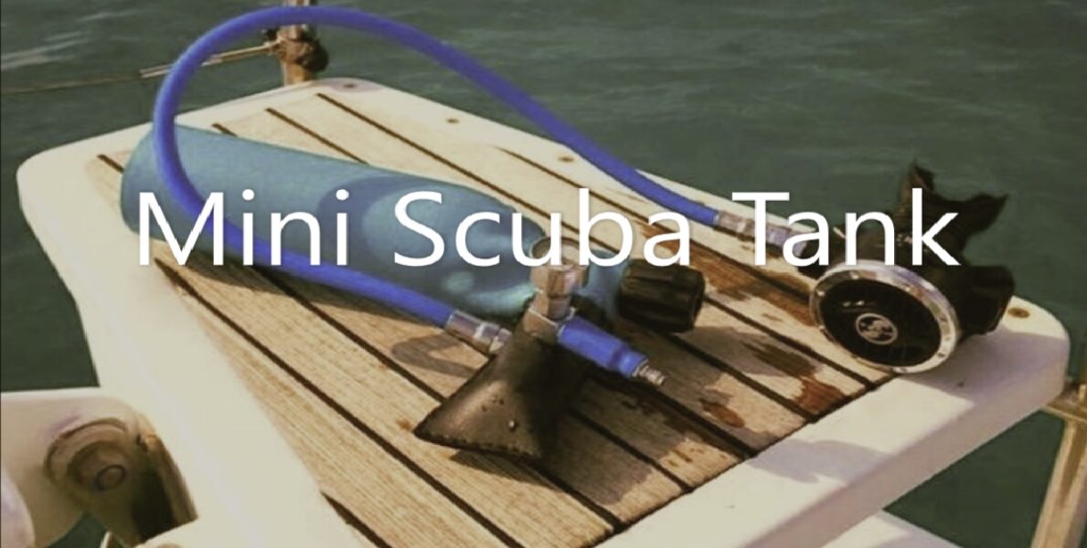 mini scuba tank