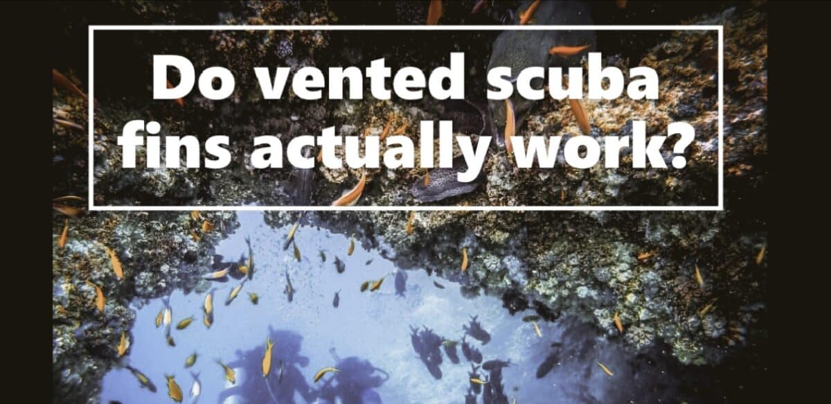 Do vented scuba fins actually work?