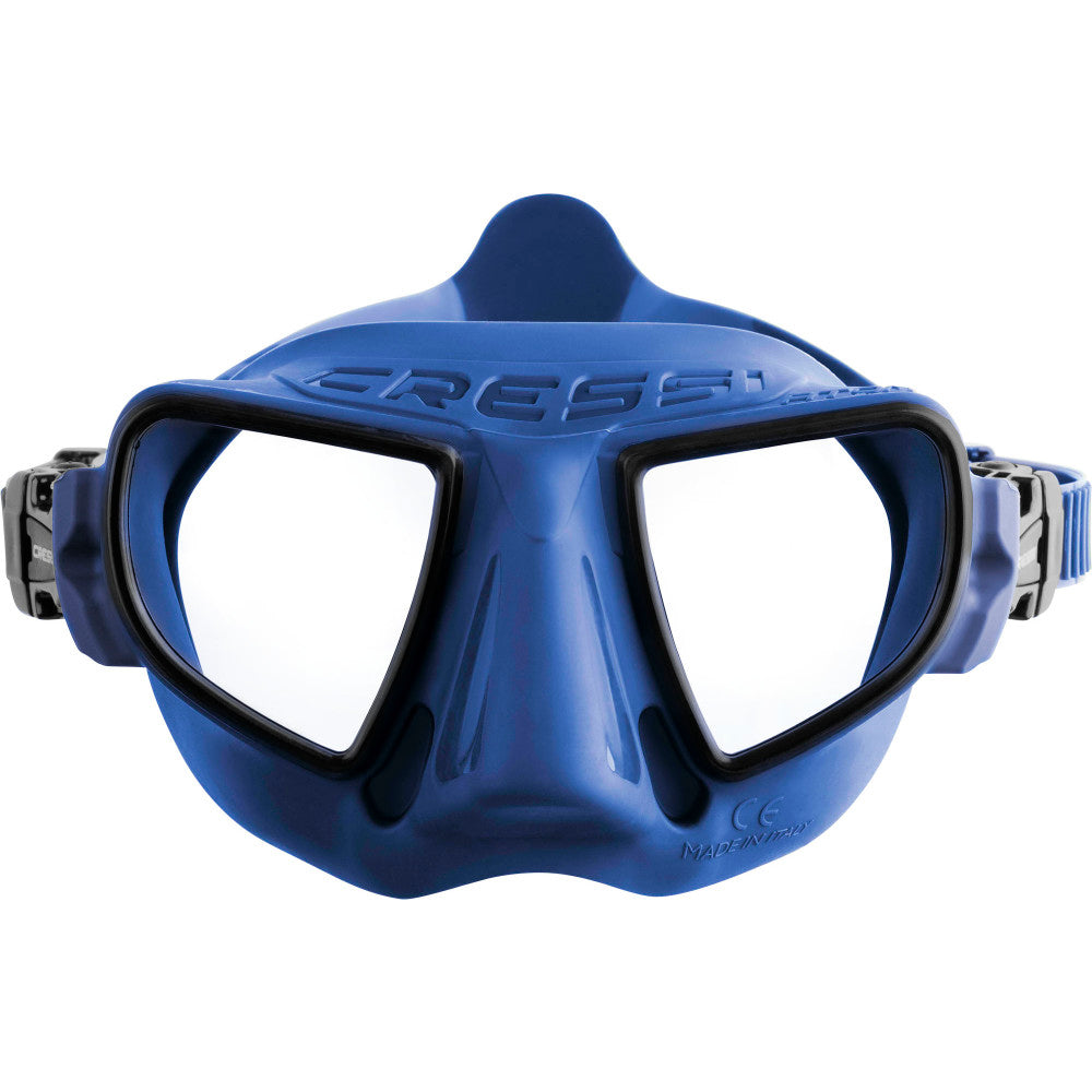 Blue Cressi Atom low-volume diving mask